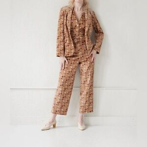 Christine Alcalay Piper Pant - Italian Floral Velvet